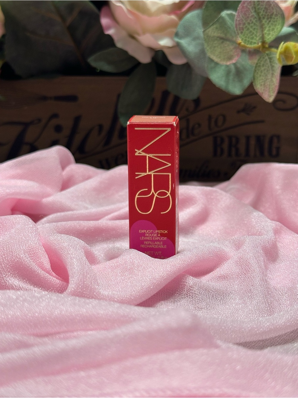 NARS Lipstick in Red Packaging